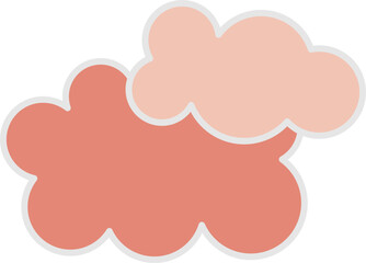 Cute Cloud Sticker