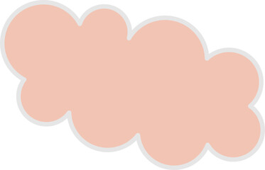 Cute Cloud Sticker