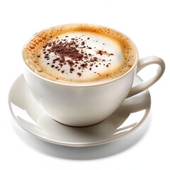Obraz premium cup of coffee with cinnamon ,generative ai