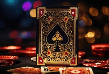 an expensive deck of playing cards for the casino
