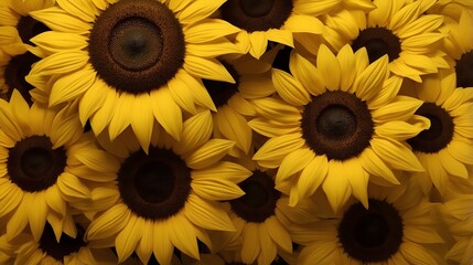 yellow sunflowers beautiful art