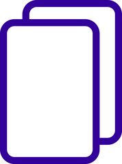 Flat App Icon Lined