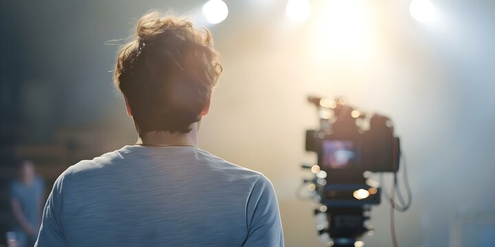 The Brilliance of Movie Directors Shines Behind the Scenes. Concept Behind the Scenes, Movie Directors