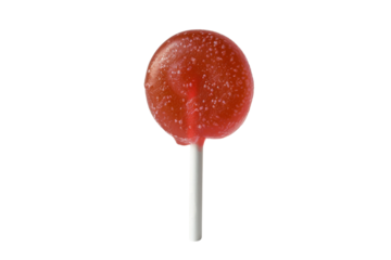 Red Lollipop Candy On A Stick