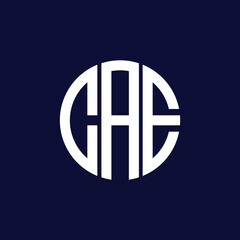 cae circle logo design