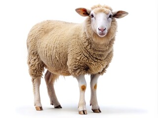 Obraz premium sheep isolated on white