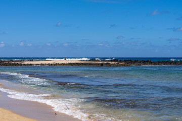 Poipu Beach Park, Koloa, Kauai South Shore，Hawaii.