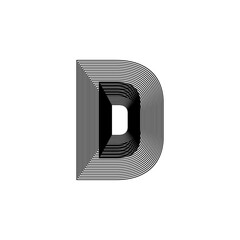 Alphabet font letters and numbers modern abstract design with line vector illustration
