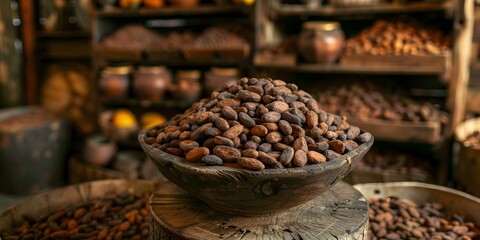 The title remains the same as it effectively conveys the concept of ceremonial cacao. Concept Ceremonial Cacao Ritual