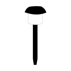 mushroom-shaped park lamp