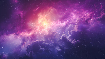 Fototapeta premium Cosmic Dreamscape - Surreal Smooth Galaxy Background in Pastel Colors, Top View. Sci-Fi Theme 3D Render for Design Projects.