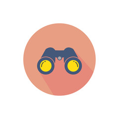 Binoculars illustration icon