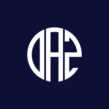 daz and oaz circle logo design