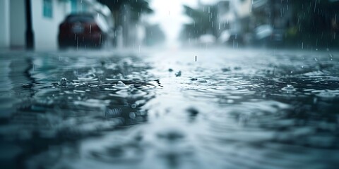 Emphasizing Vital Safety Measures in Hurricane Evacuation. Concept Natural Disasters, Emergency Preparedness, Hurricane Evacuation, Safety Protocols