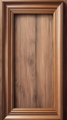 Fototapeta premium wooden picture frame, wooden background