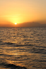 Obraz premium sunset over the sea