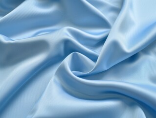 Obraz premium Light blue nylon fabric texture with a smooth and durable finish