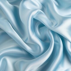 Obraz premium Light blue rayon fabric texture with a smooth and soft feel