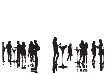 business people silhouettes