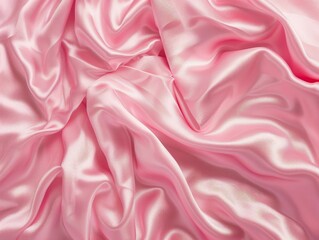 Light pink fabric texture with a smooth and silky feel