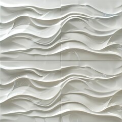 Obraz premium Smooth white ceramic texture with a glossy finish