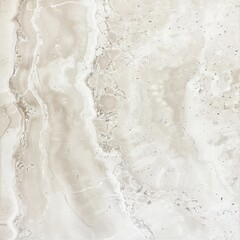 Obraz premium Smooth white travertine tile texture with subtle veining