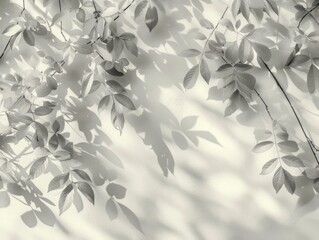 Soft grey shadow pattern on a light background, creating a gentle and elegant texture
