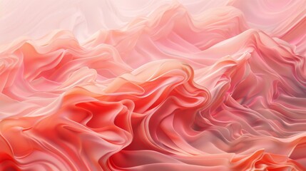 Obraz premium Soft pastel coral texture with a smooth gradient