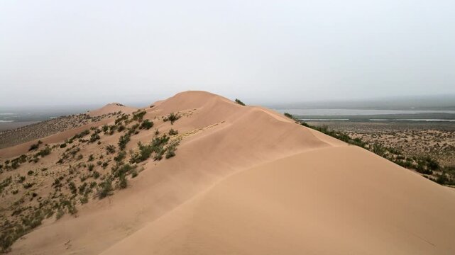 Altyn Emel Nature Park, Singing dune, Kazakhstan, sand, desert, barchans, steppe | Природный парк Алтын Эмель, поющие дюны, казахстан, песок, пустыня, барханы, степь