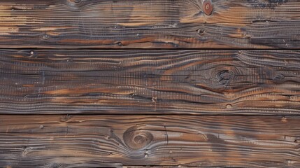 Naklejka premium Warm brown wooden texture with visible grain, providing a natural and rustic feel