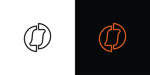 Modern and unique S logo design 2