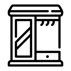 wardrobe Line Icon