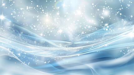 Abstract Delicate Christmas light blue Background