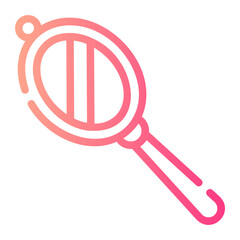 hand mirror Line Gradient Icon