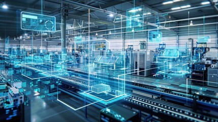 Smart factory with connected infrastructure