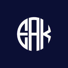 eak circle logo design