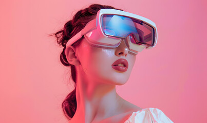 technology-themed beauty graphic concept
