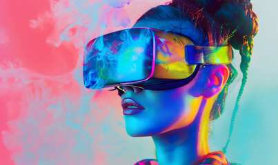 technology-themed beauty graphic concept