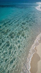 Ocean crystal-clear water