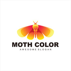 butterfly logo mascot vector design