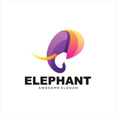 elephant logo mascot vector design