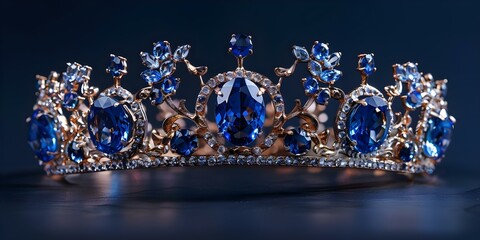 Crafting an exquisite crown using precious materials to symbolize royal lineage and nobility. Concept Crafting, Exquisite Crown, Precious Materials, Royal Lineage, Nobility