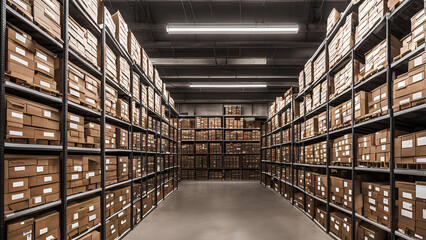 Fototapeta premium Ditch the paper piles! Organize documents easily with a digital filing system