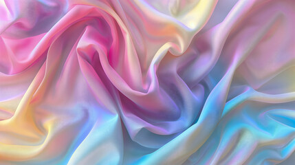 Obraz premium Pastel Gradient Fabric with Soft and Flowing Texture