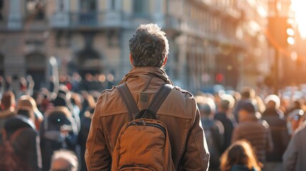 Passionate evangelist shares the gospel message with enthusiasm, preaching, inspiration, religious