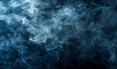 Obraz premium Abstract white smoke or steam swirls