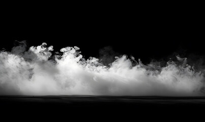 Abstract white smoke or steam swirls