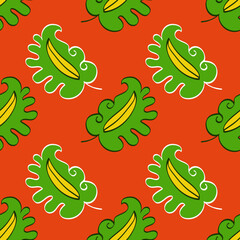 Ornament from Indian culture motifs.Vector.Image on white and color background.