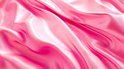 Obraz premium A pink silk fabric background.