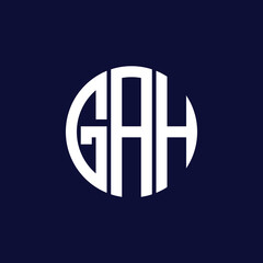 gah circle logo design © Abdullah